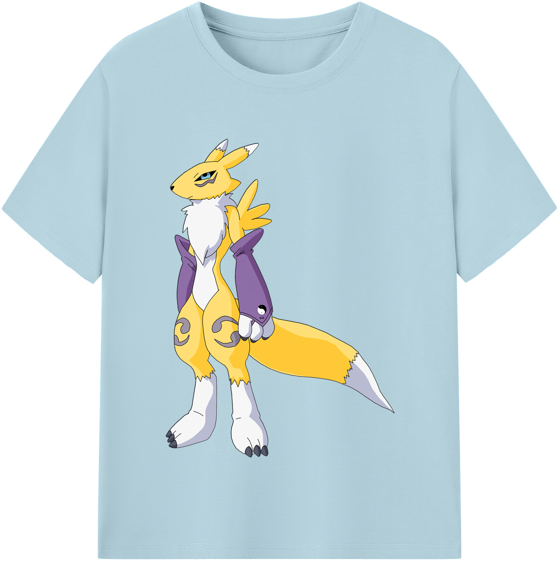 （画像用） Digimon デジタルモンスター/デジモン 綿100％半袖Tシャツ（フロントプリント）